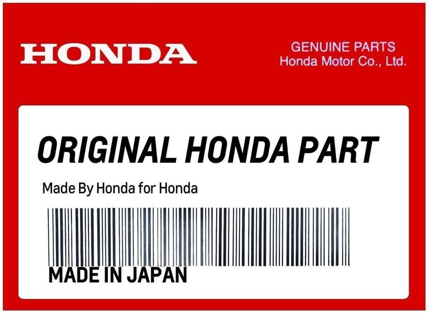 Close-up of Honda 17210-Z4M-821 label highlighting OEM replacement.