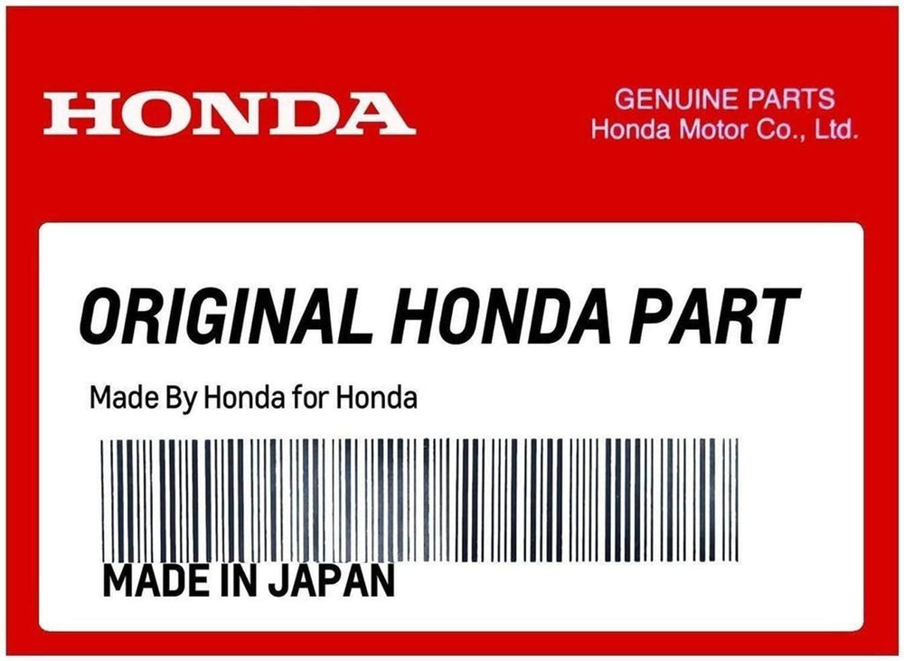 Close-up of Honda 17210-Z4M-821 label highlighting OEM replacement.