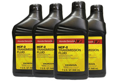 Honda HCF-2 transmission fluid bottle for second-generation CVTs supports smooth shifting