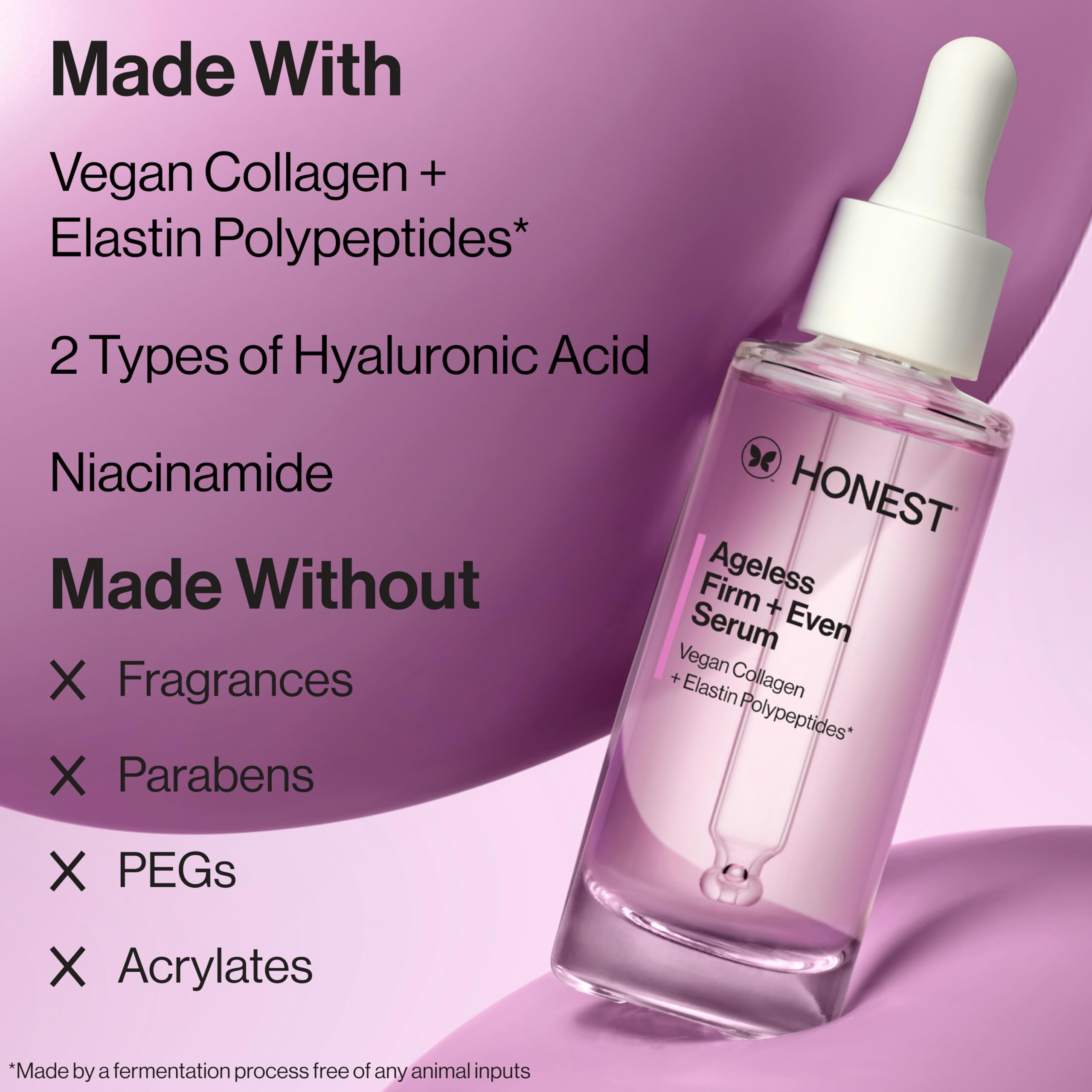 Honest Beauty Ageless Serum applied to clean skin during routine