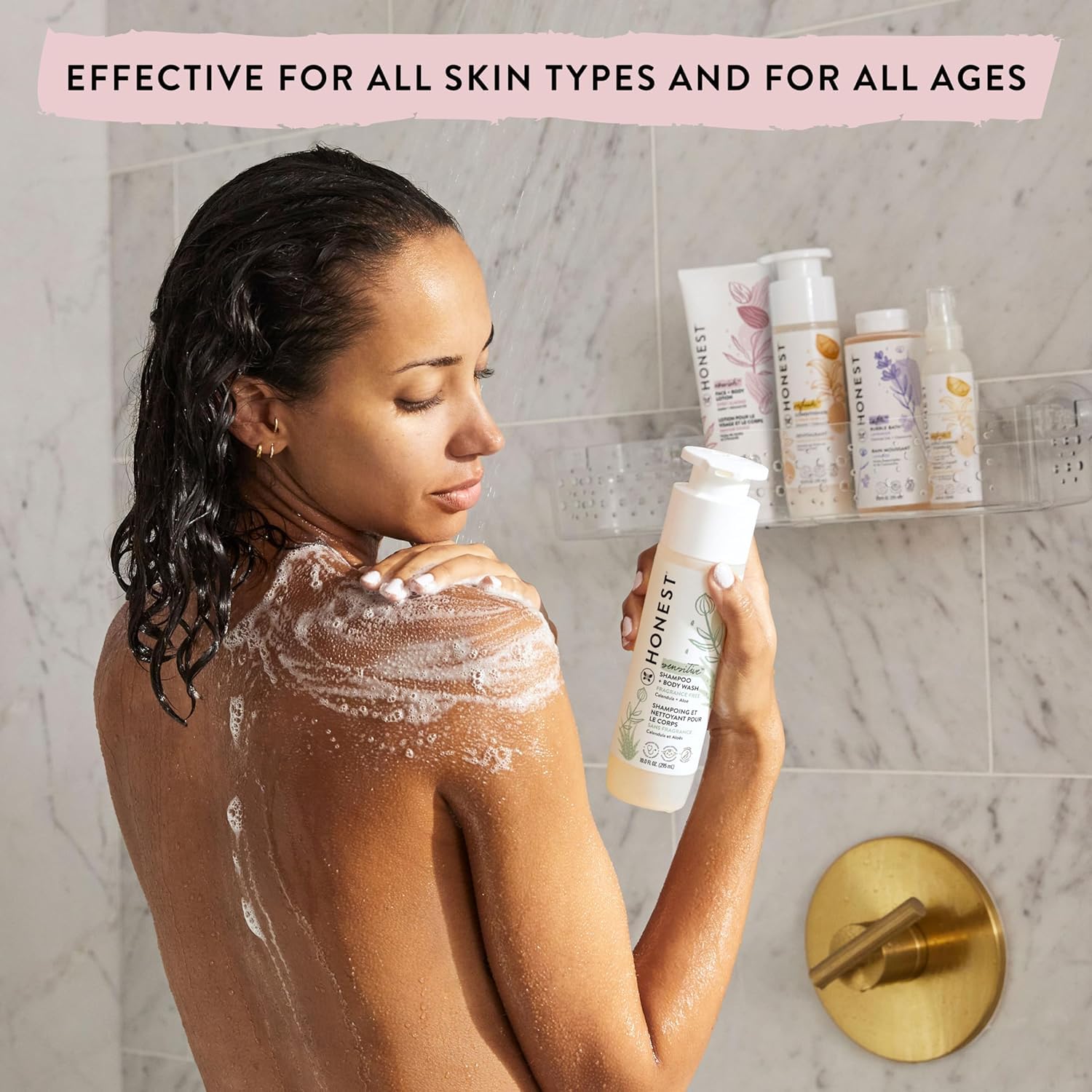 The Honest Company bath time duo packaging supports family-friendly use and easy handling.