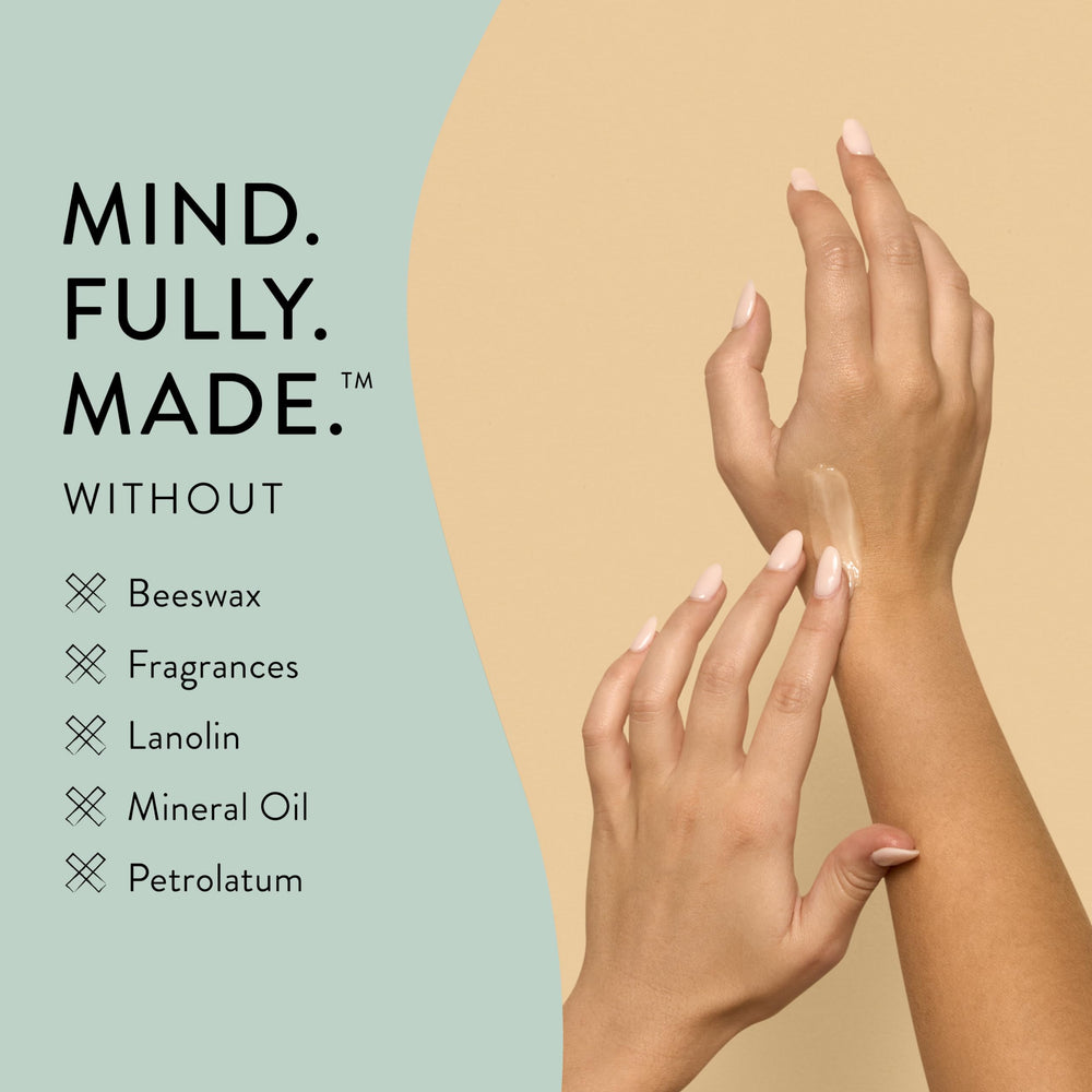 The Honest Company Healing Ointment used on the face for hydration