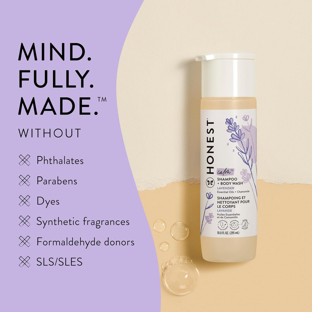 The Honest Company tear-free formula provides a smoother bath experience for kids.