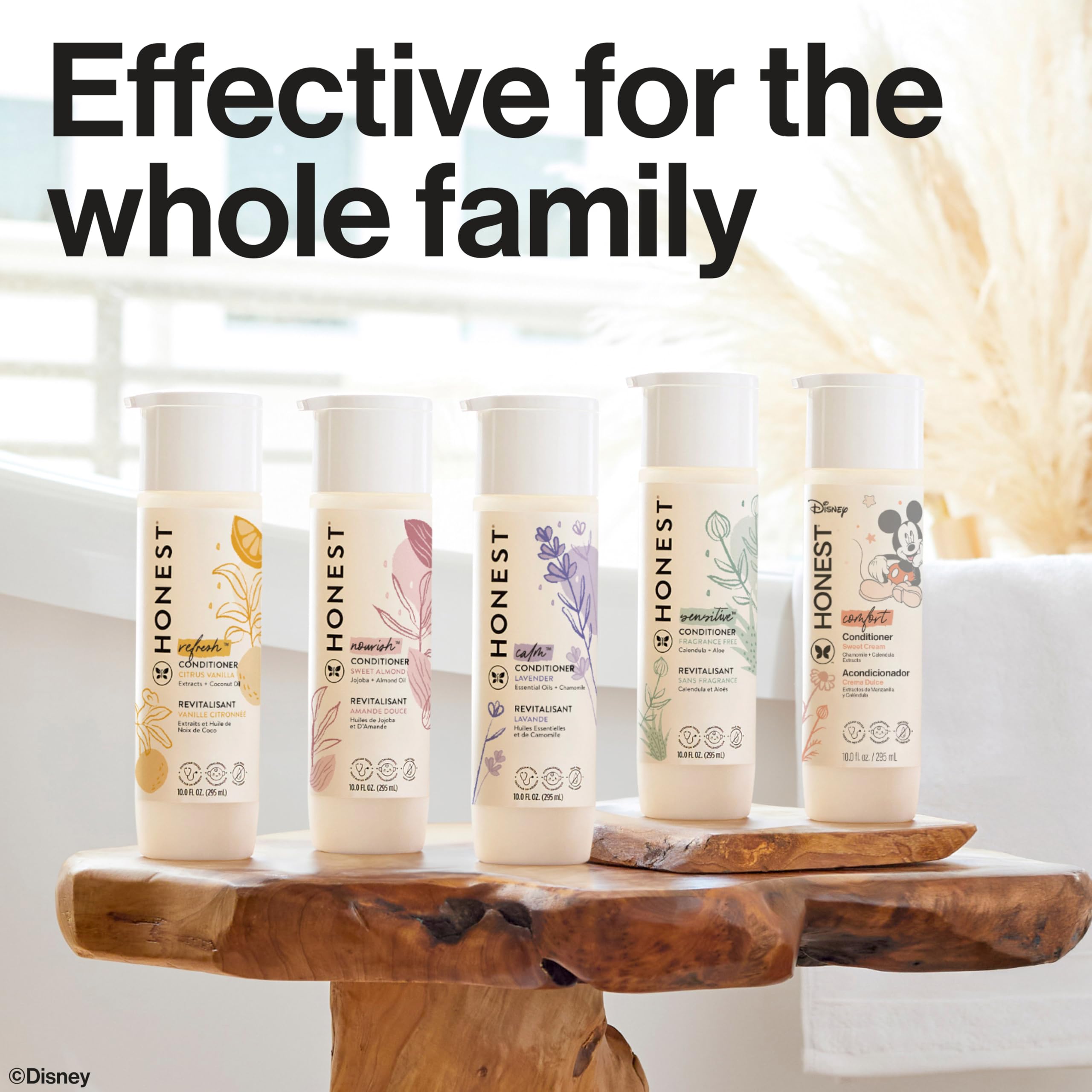 The Honest Citrus Vanilla scent offers a refreshing pick-me-up moment