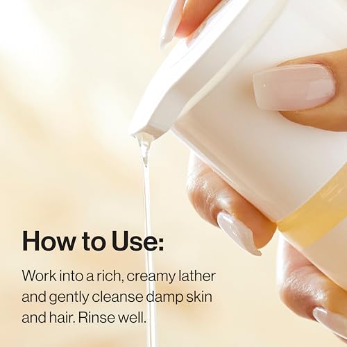 Close-up of dermatologist-tested bottle emphasizes family-friendly design.