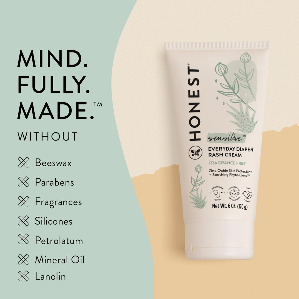 The Honest Company diaper rash cream NEA label recognition shown