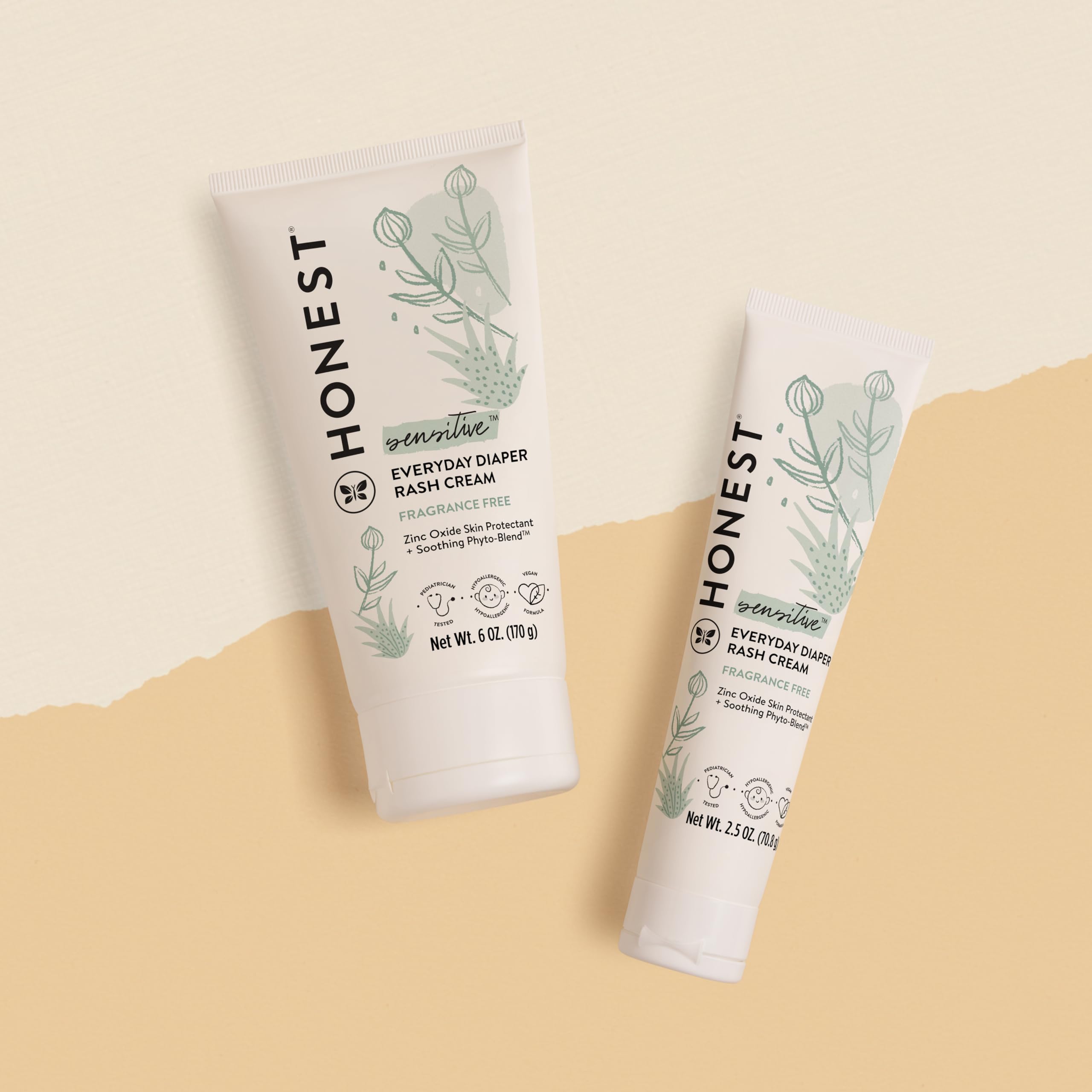The Honest Company diaper rash cream USA-made origin stamp