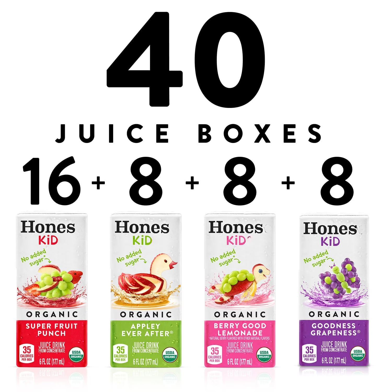 Honest Kid Fruit Punch box with vibrant, kid-friendly taste.