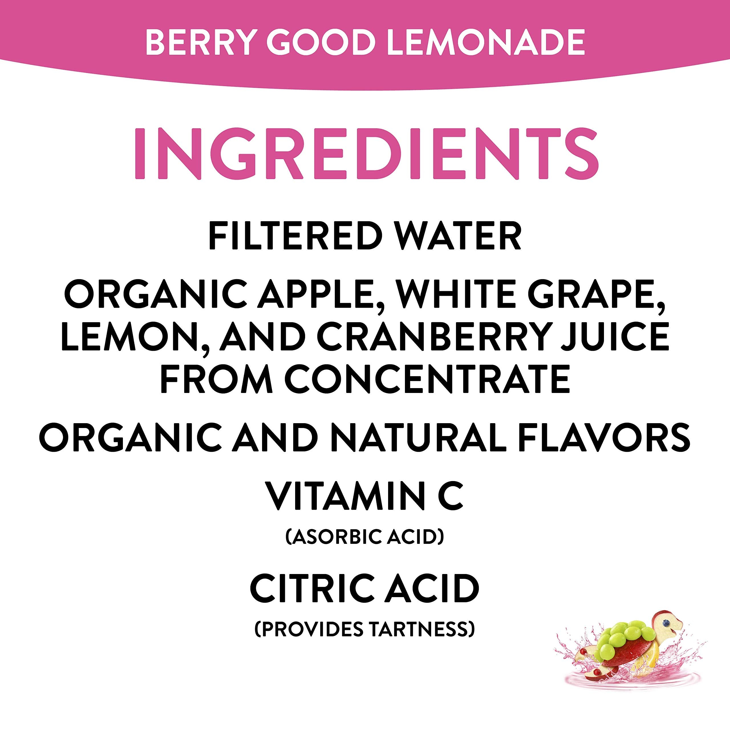 Honest Kids Berry Good Lemonade lunchbox pack ready for kids' school snack time.