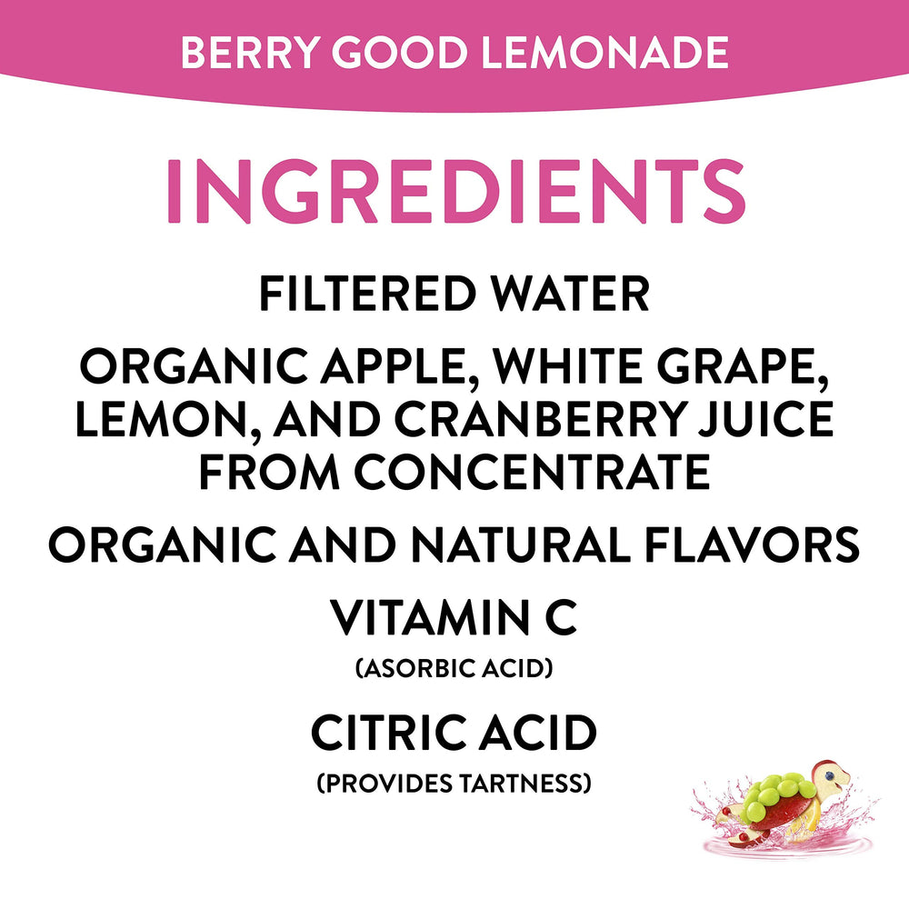 Honest Kids Berry Good Lemonade lunchbox pack ready for kids' school snack time.