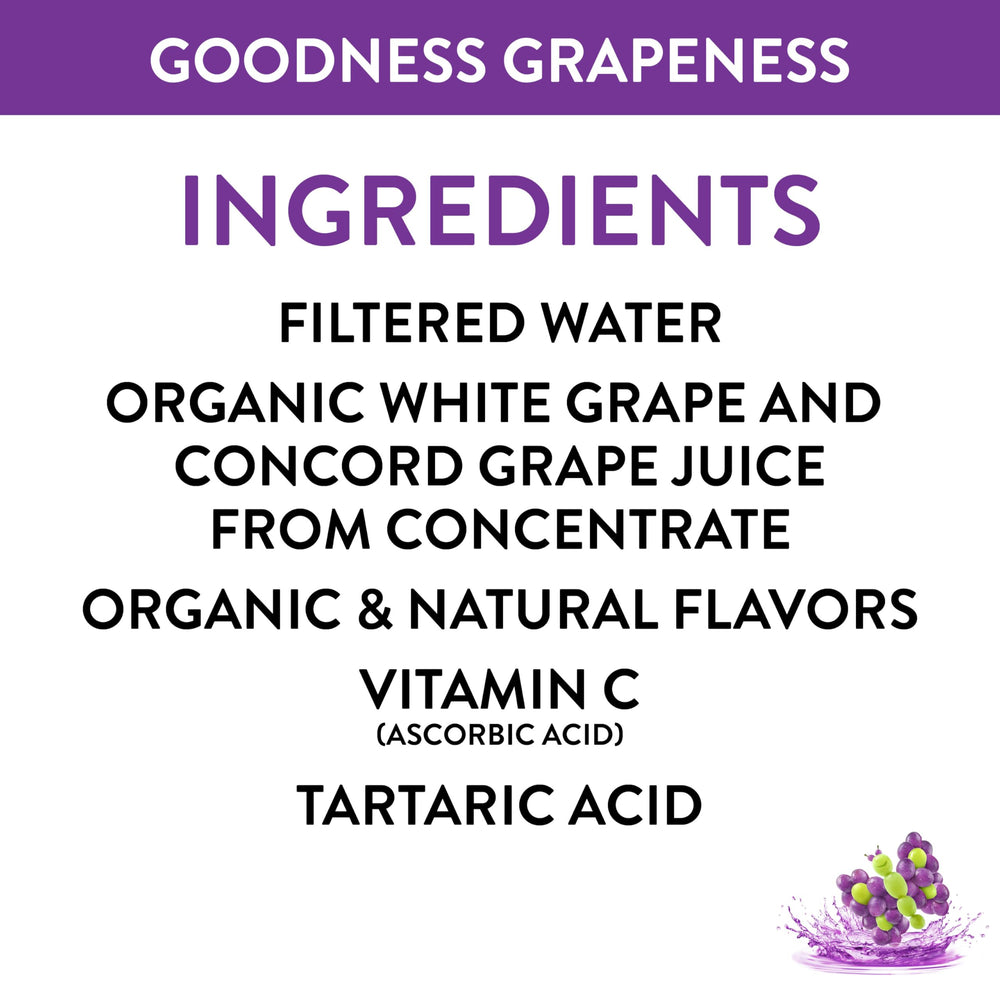Honest Kids Goodness Grapeness USDA Organic label visibility