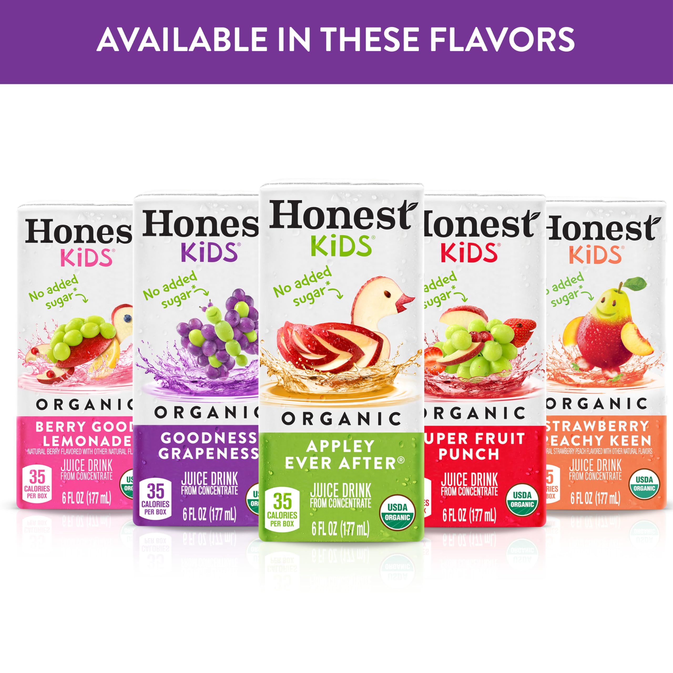 Honest Kids Goodness Grapeness lunchbox-ready juice box stays hydrated during activities