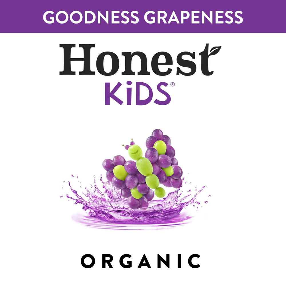 Honest Kids Goodness Grapeness recyclable packaging supports sustainability