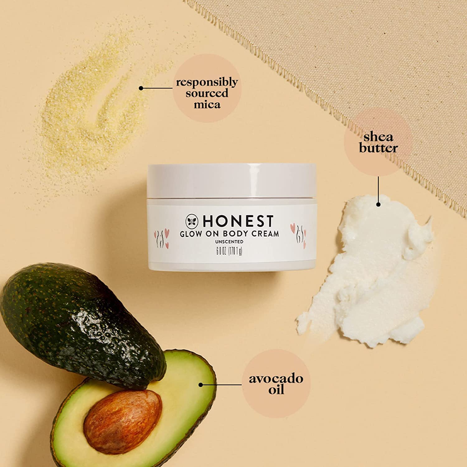 The Honest Mama Face and Body Wash travel-size bottle ready for packing.