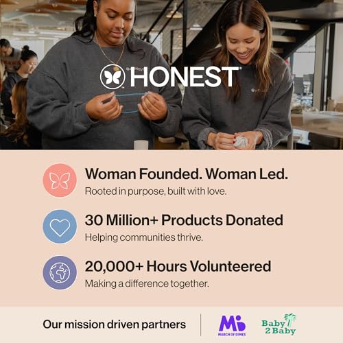 The Honest Company Hydrate and Cleanse wipes hypoallergenic and dermatologist tested packaging.