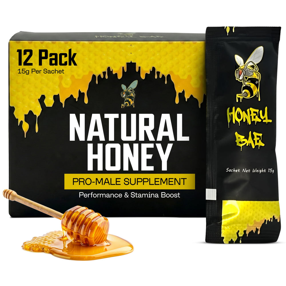 Honey Bae on-the-go sachet for quick natural energy.