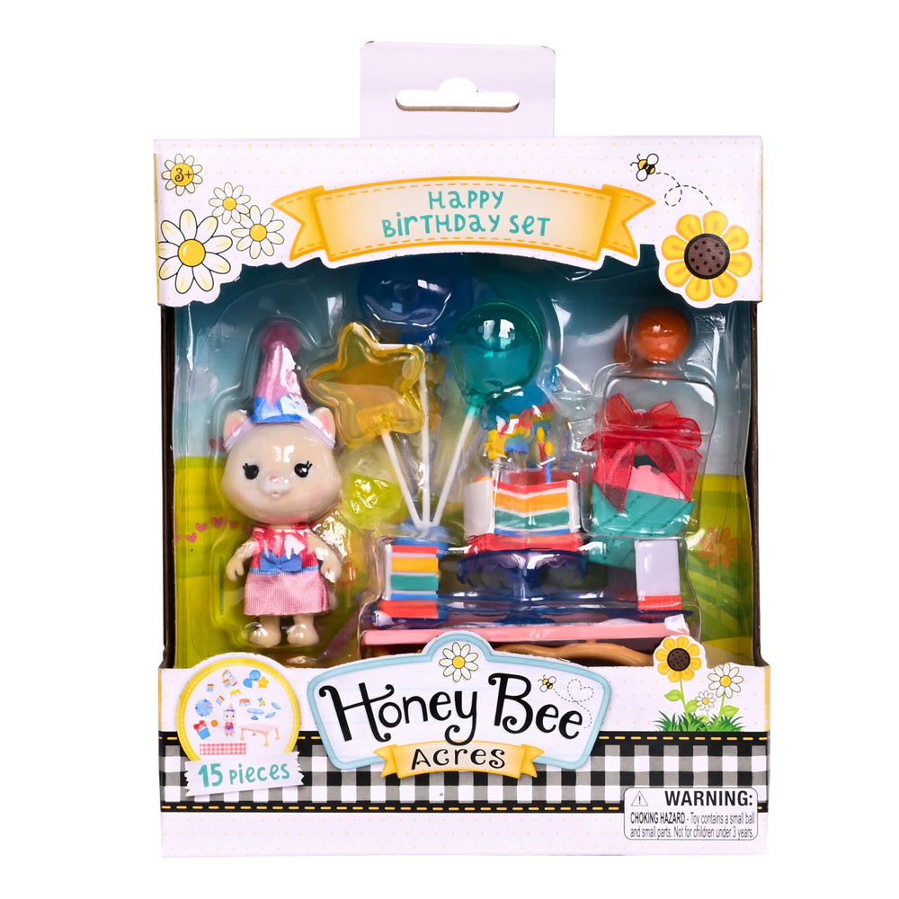 Honey Bee Acres exclusive poseable cat figure adds expressive storytelling to any party.