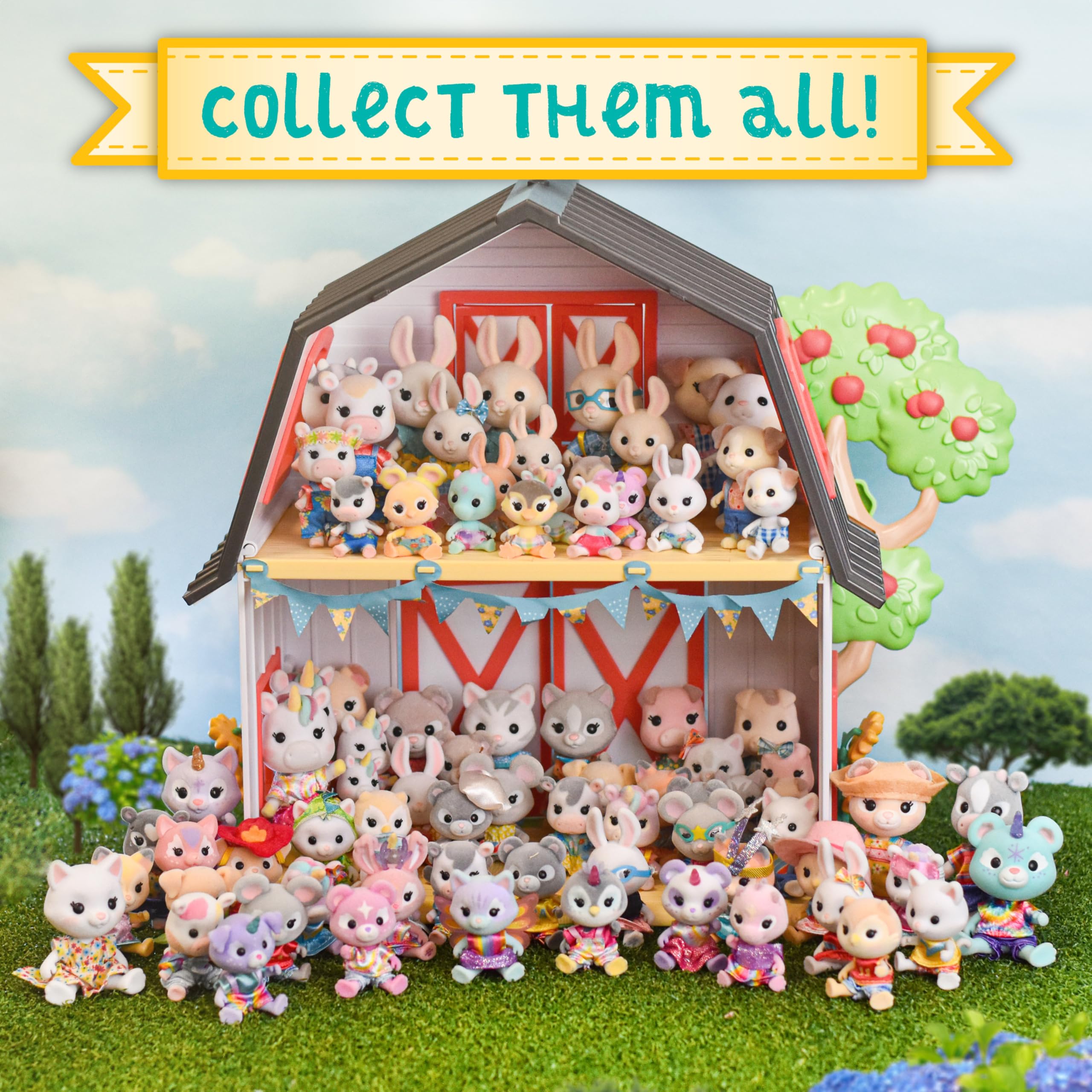Honey Bee Acres McScampers baby Petunia figure complements nurturing moments.