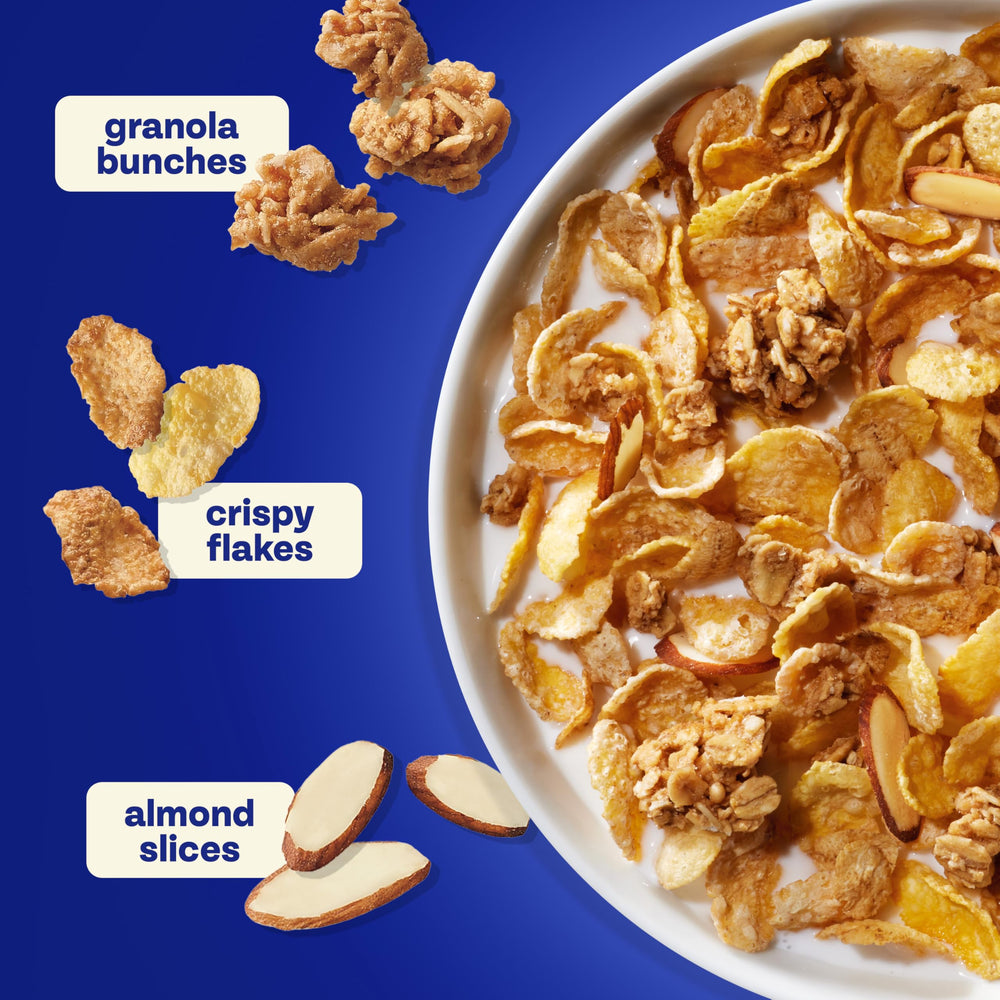 Honey drizzle over cereal, suggesting balanced sweetness.