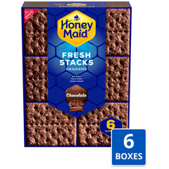 Honey Maid grahams paired with peanut butter for after-school bites