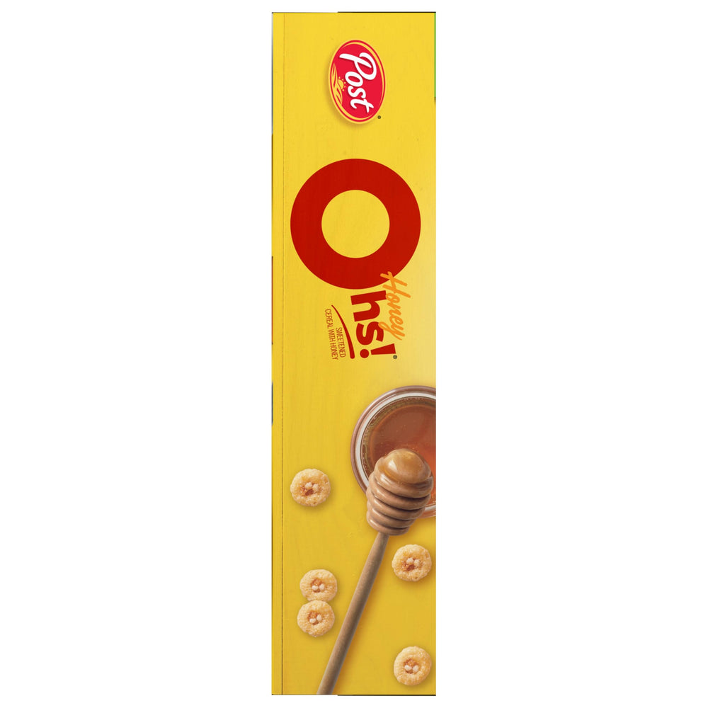 Honey Ohs! close-up of crispy Os texture and honey glaze.