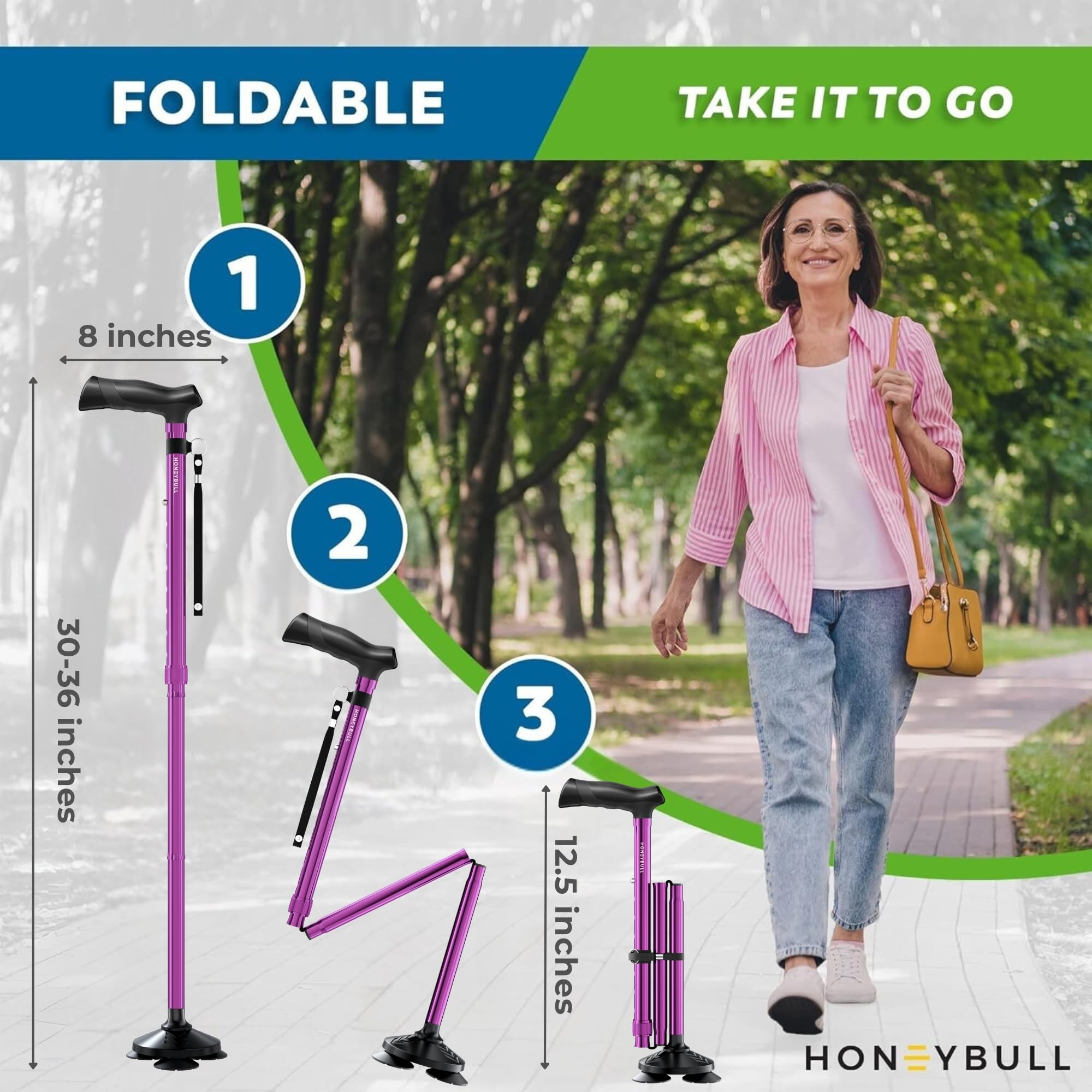 HONEYBULL pivoting tip maintains contact on angled surfaces.