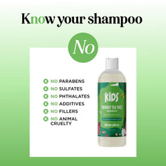Honeydew tea tree oil ingredient shot emphasizing clarifying formula