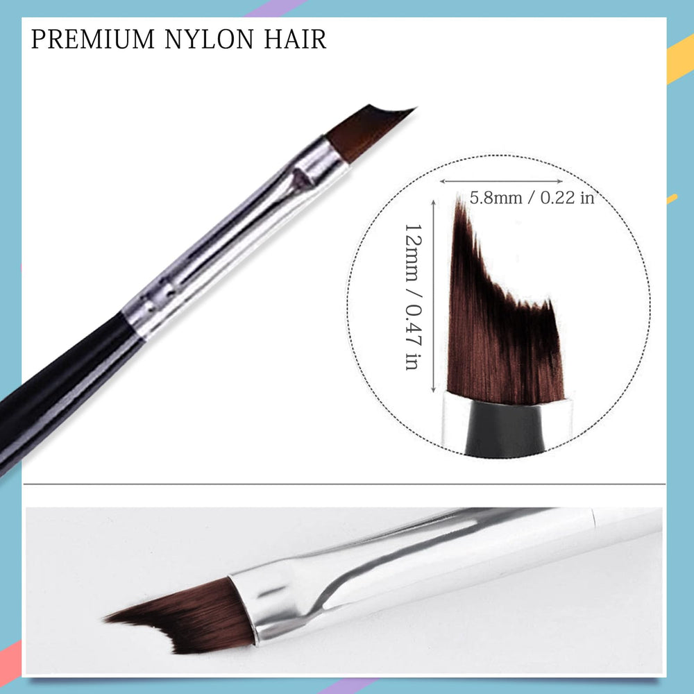 Honey Joy easy-clean brush that holds acetone for cleanup.