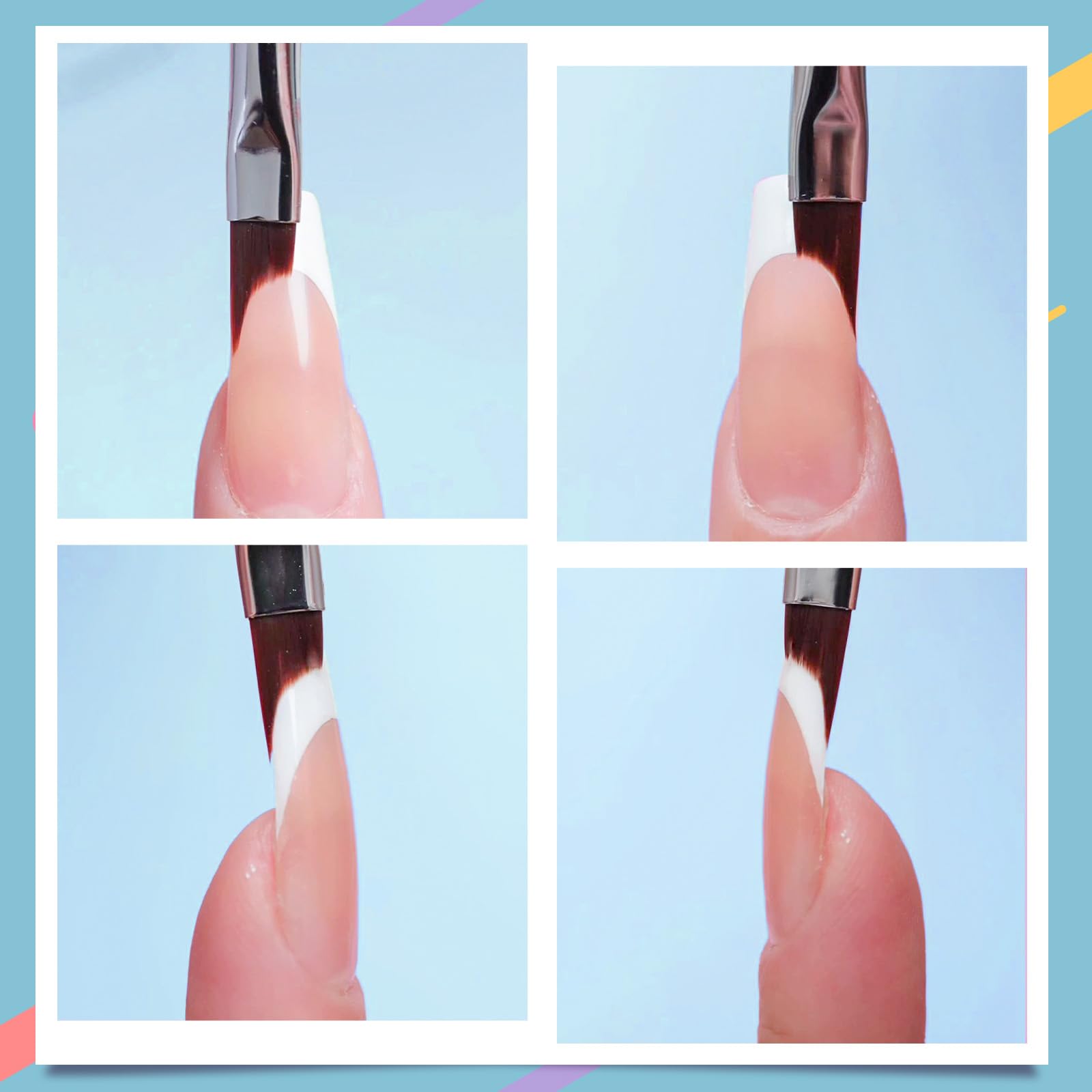 Honey Joy fine-haired brush for neat curves in nail art.
