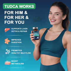 Honeylitte TUDCA capsules closeup hints at potent gut support