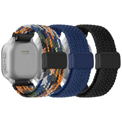 Honeystraper 3-pack braided solo loop front view for daily kid wear