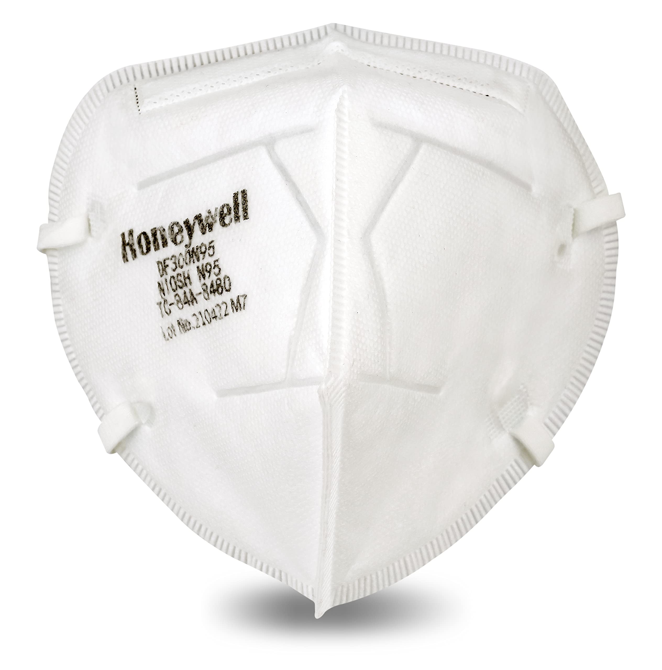 Honeywell DF300 N95 flatfold respirator for comfortable, moisture-resistant protection during dusty tasks.