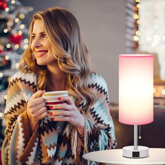 Hong-in pink lamp includes 6W LED bulb for energy efficiency