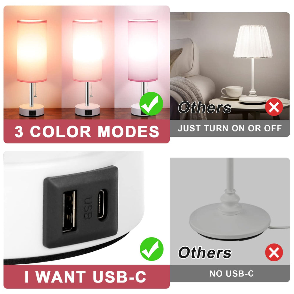Hong-in pink lamp ideal for kids room and desks