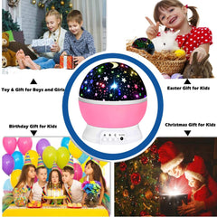 HONGID Star Projector rotates 360° with 16 colors for versatile visuals.