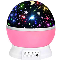 HONGID Star Projector fills kids' room with expansive star patterns for bedtime.