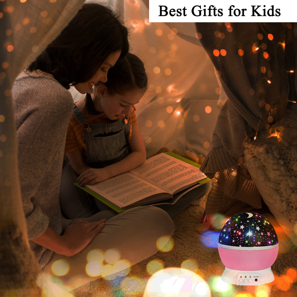 HONGID Star Projector's pink kawaii design makes a charming gift for kids.