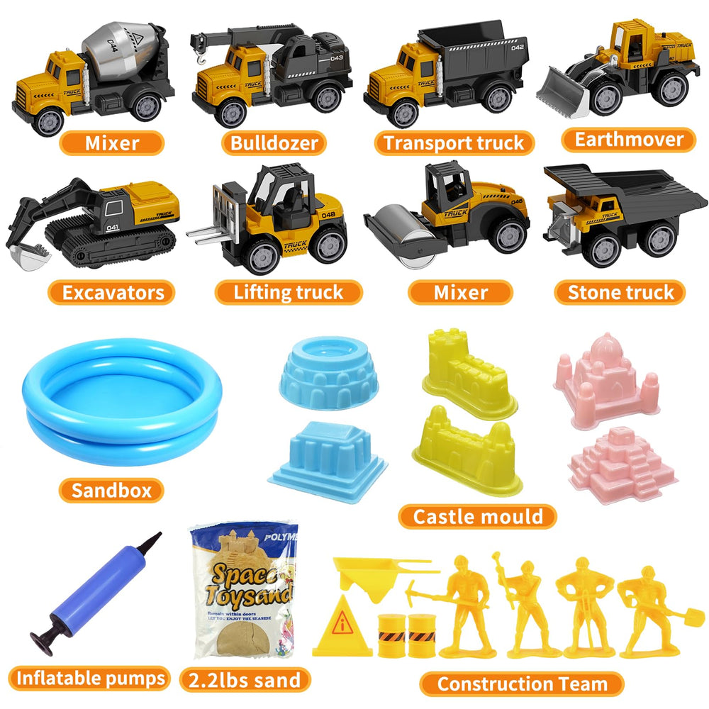 Hongtuo worker figures and road signs for role-play and storytelling.