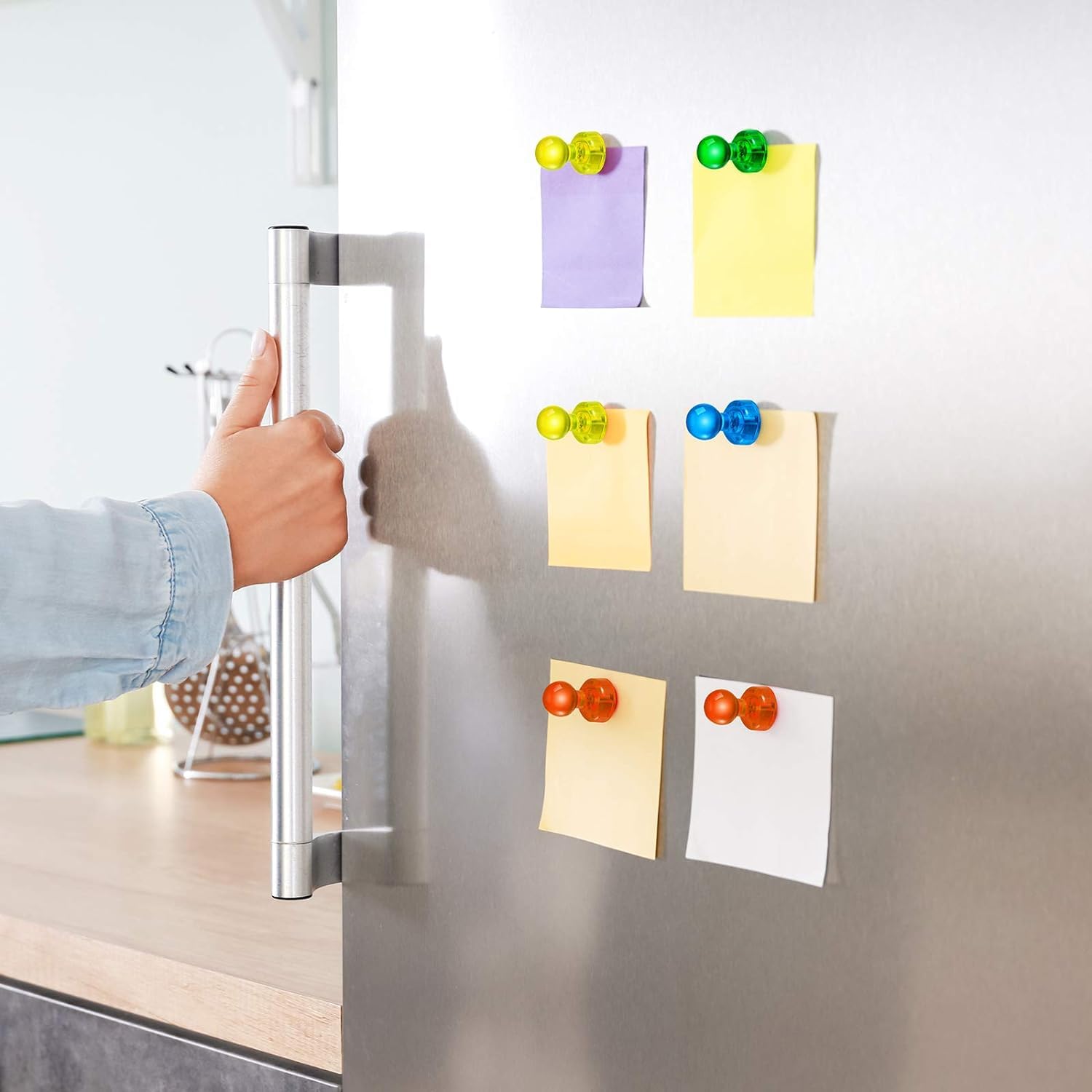 HongyiTime magnets in action on maps and calendars for organization