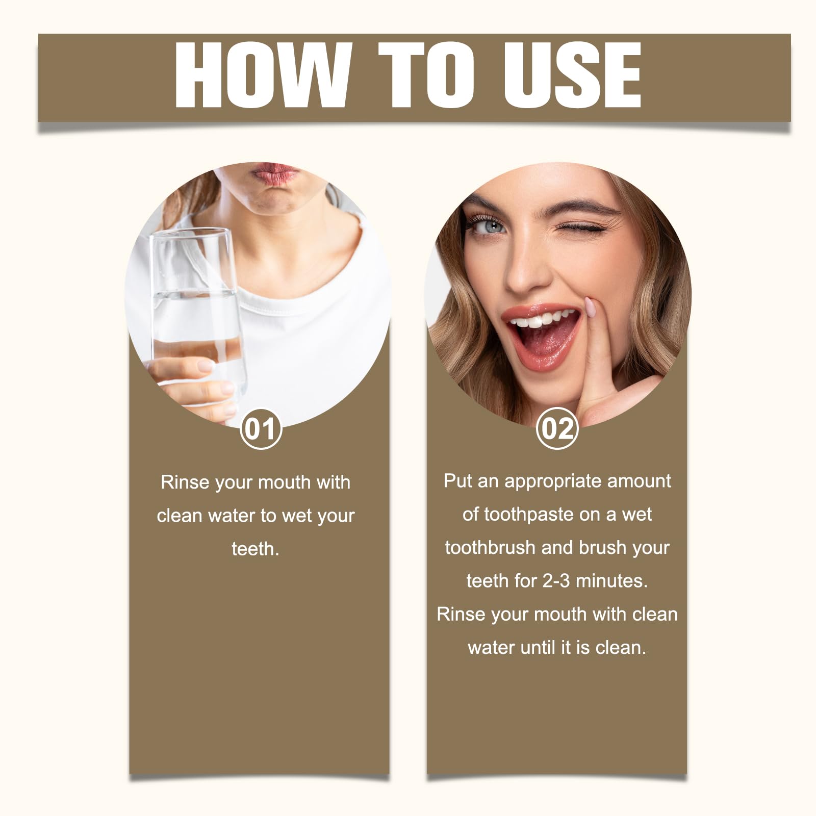 HONGYUNDA natural formula ingredients highlight gentle, effective oral care