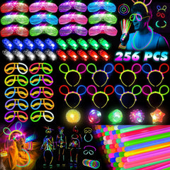 HONLYNE glow sticks for outdoor parties with waterproof durability and bright neon colors.