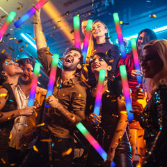 HONLYNE foam glow sticks show vibrant colors for Halloween celebrations