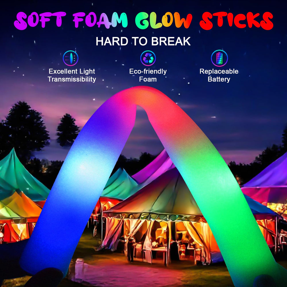 HONLYNE foam glow sticks with writable surface for customization