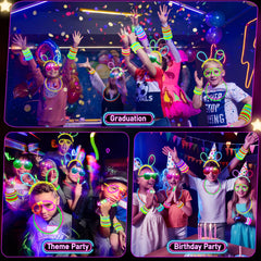 HONLYNE glow rings provide quick, colorful accents for kids and adults at celebrations.