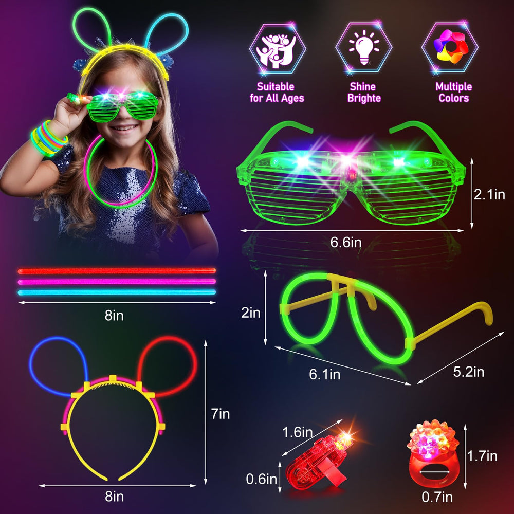 HONLYNE neon party decor set helps transform venues into a radiant glow world.