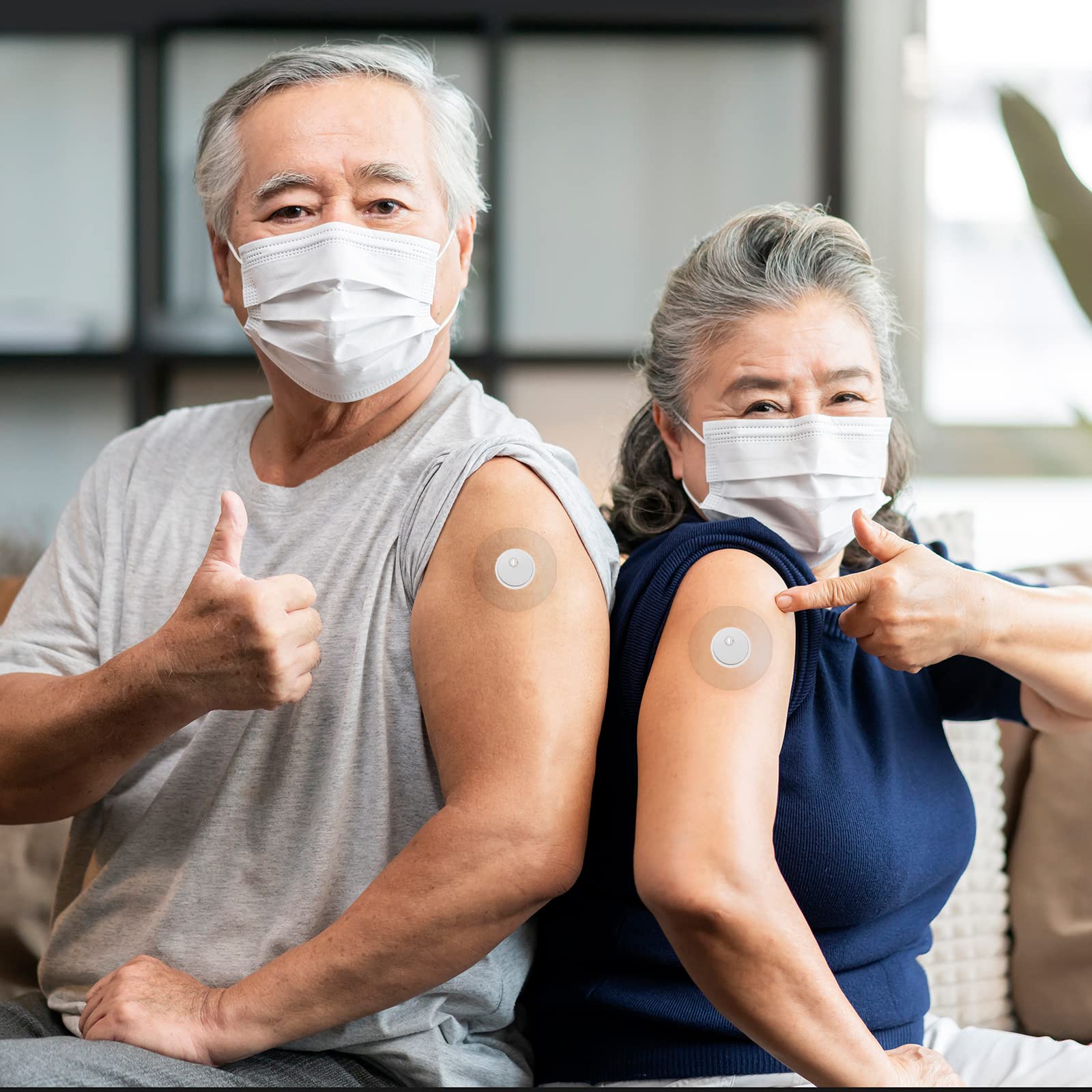HONYOU clear, breathable patch supports reading access without obstruction.