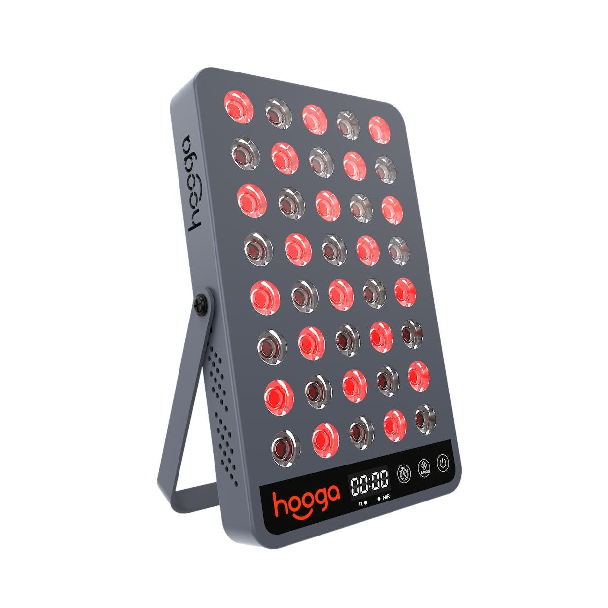 Hooga HG200 panel front view with 40 LEDs for at-home light therapy sessions