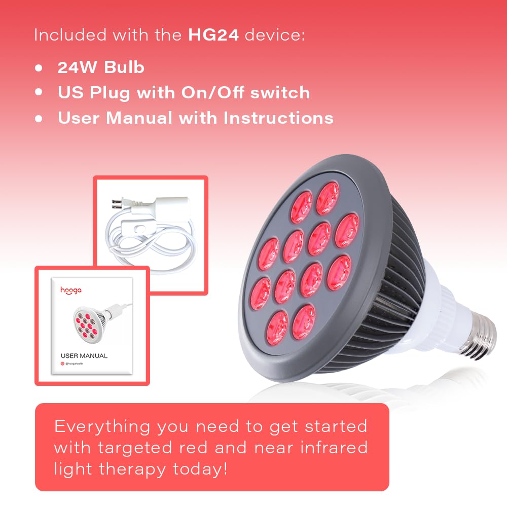 Hooga HG24 compact design fits lamps or fixtures for easy targeting.