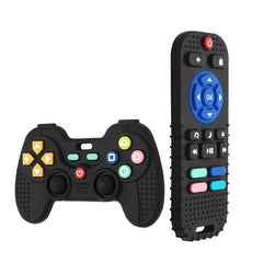 Hooku remote teether silicone—soothing gum comfort for curious babies.