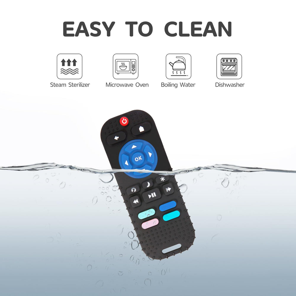 Hooku silicone teething remote gift-ready packaging for newborns and infants